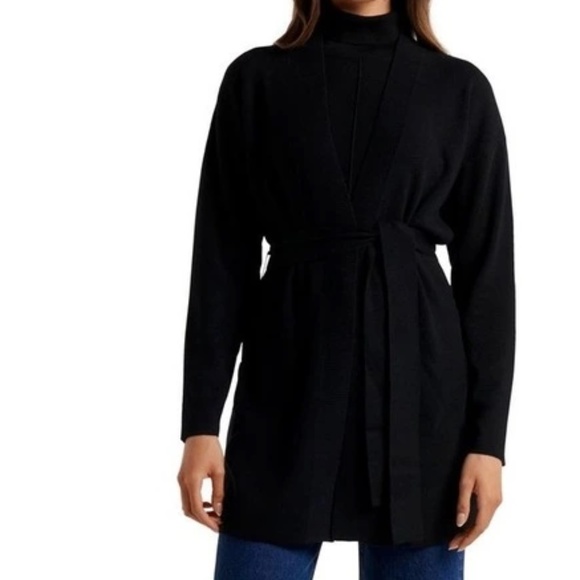 FOREVER NEW Georgie Belted Knit Cardigan EUC - Picture 11 of 14